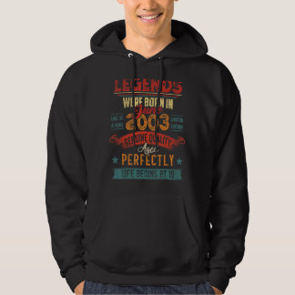 Legends Were Born In June 2003 19 Years Old 19 Bir Hoodie