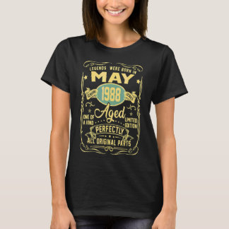 Legends Were Born In May 1988 34th Birthday 1 T-Shirt