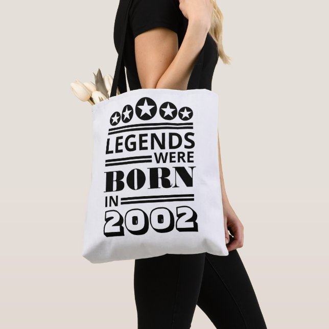 Legends Were Born Tote Bag (Close Up)