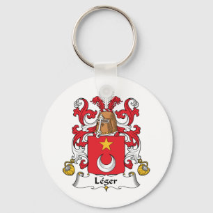 Leger Family Crest Keychain