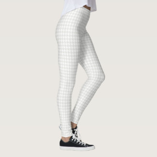 Léger Gris Houndstooth Leggings