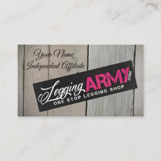 Legging Army business card