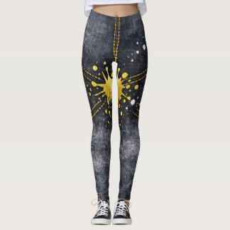 Legging avec couleurs et design de jean