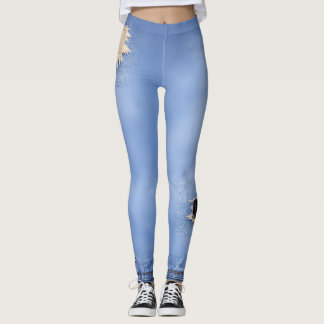 legging avec un jean classique a l'air