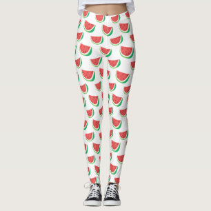 Legging imprimé de motif de pastèque d'amusement