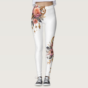 legging key and flowers