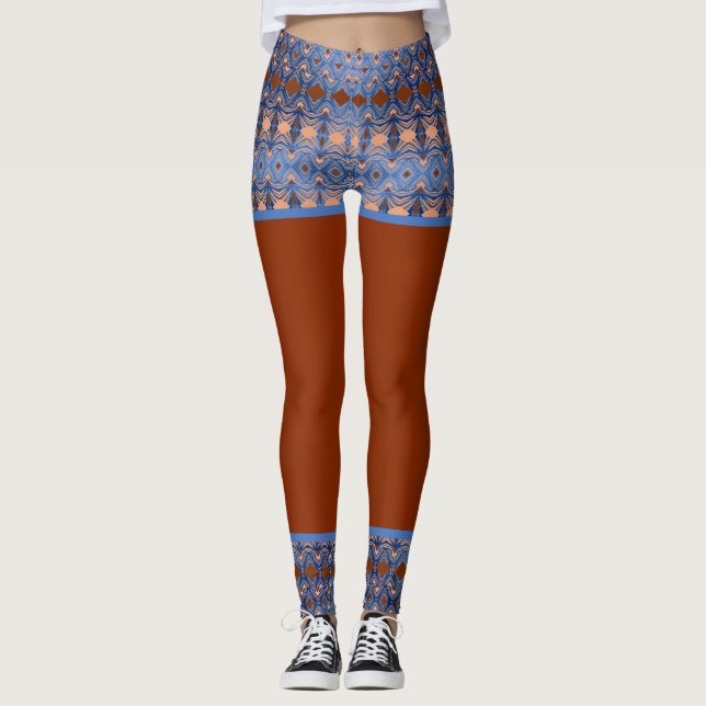 legging motif africain (Devant)
