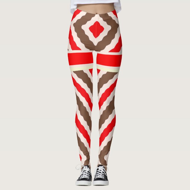 legging motif africain (Devant)