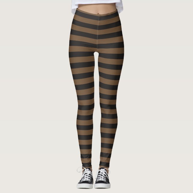 Legging pants  brown and black (Front)