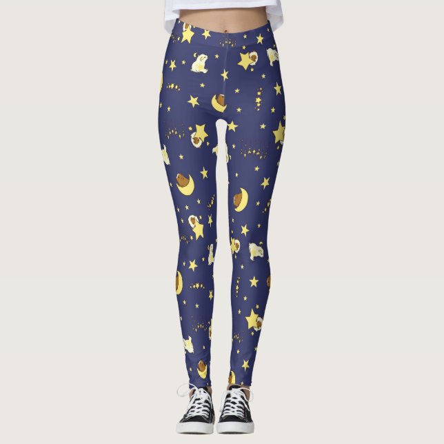 LEGGINGS モルモットスターのレギンス (Devant)