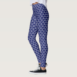 Leggings 2 couches - Ancres Blanc BG do-it-yourself NB