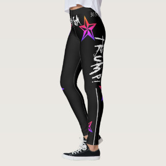 LEGGINGS 303 TRUMP ! MAGA ! ÉTOILES NAUTIQUES DE PLANCHE, N