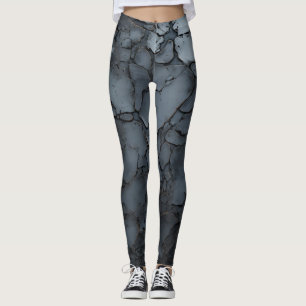 Leggings 3D en métal forgé, craqué