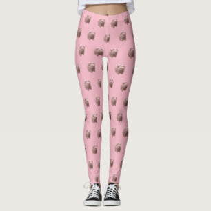 Leggings 3D Funny Pig Année Zodiac choisir la couleur leggi