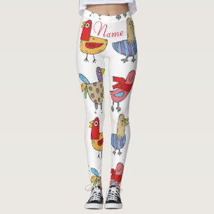 Leggings 4 Oiseaux amusants Thunder_Cove