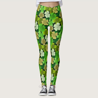 Leggings 4feuille en vert