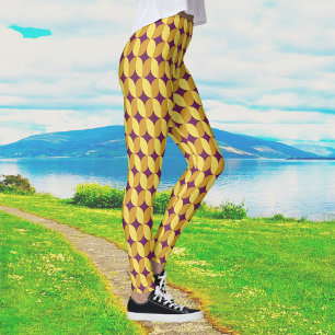 Leggings 60s Retro Patterned