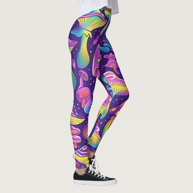 Leggings 70s 60s Psychedelic Hippy Retro Hip (Droite)