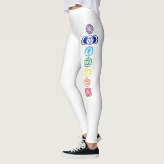 Leggings 7 pantalons de yoga de Chakras