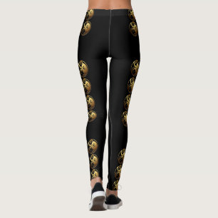 Leggings 8 singes Chinois Année Zodiaque Anniversaire Jambe