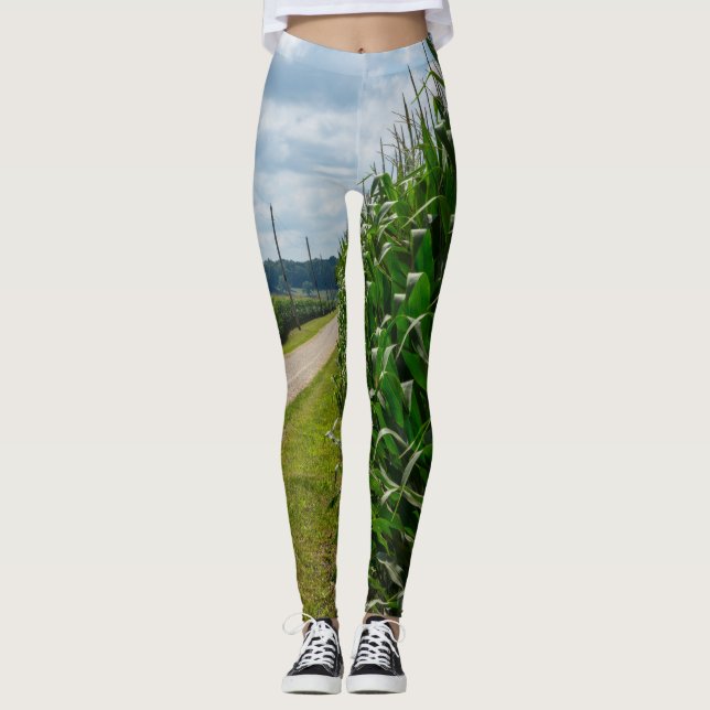 Leggings À côté d'un champ de maïs (Devant)