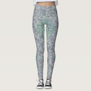 Leggings à damiers petit feu vert motif Offwhite BG
