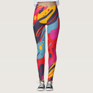 Leggings à Impression Florale Intégrale