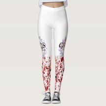 Leggings à la goutte de sang Chaos Shakers à la bo