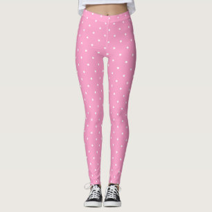 Leggings À la mode élégant de points blancs à la mode d