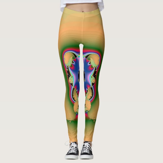 Leggings à la naissance de style mondial (Devant)