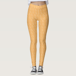 Leggings à motif de fantôme mignon pour Halloween