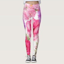 Leggings à motif floral