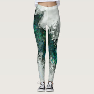 Leggings Abalone Shell Pearl et Argent 1