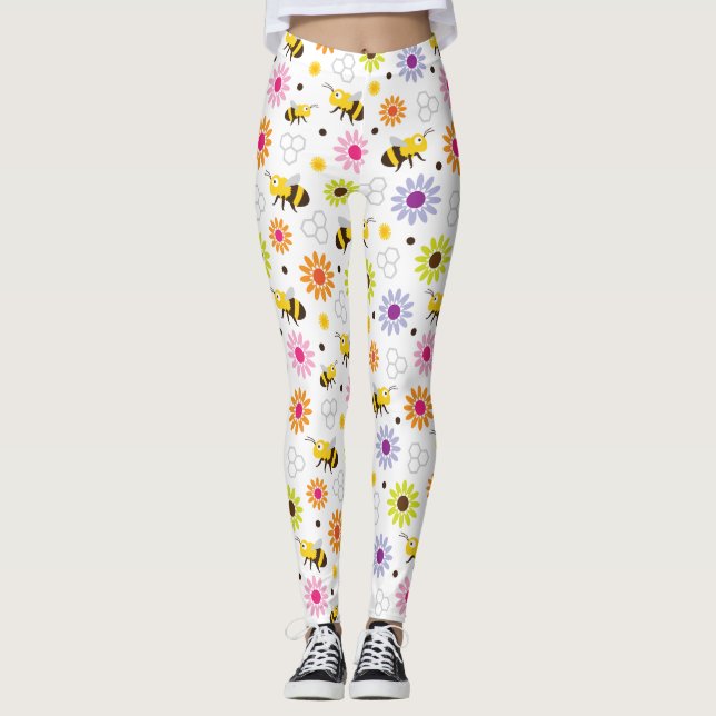 Leggings Abeille & Fleurs (Devant)