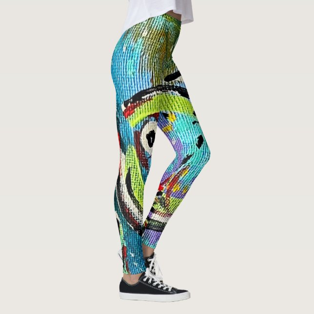 Leggings Abstract Art (Right)