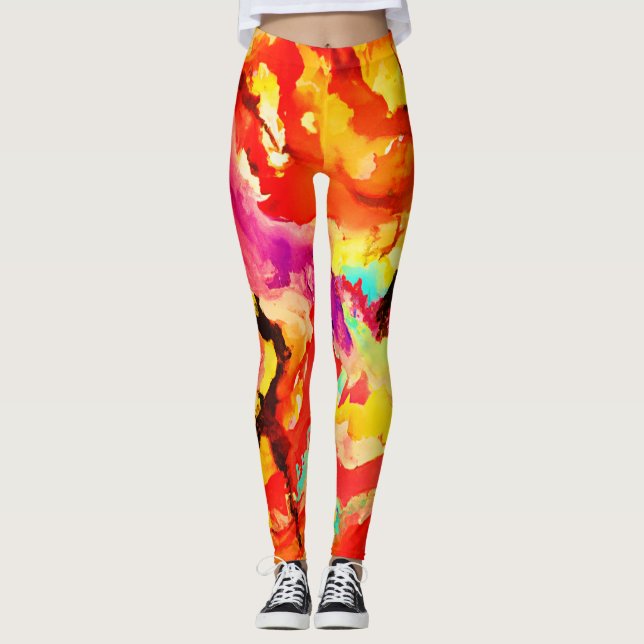 Leggings Abstract art Pattern (Devant)