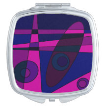 Leggings Abstract Surfing Deep Pink Blue