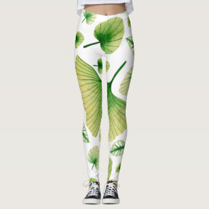 Leggings Abstract tropical art