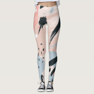 Leggings abstraction pastel