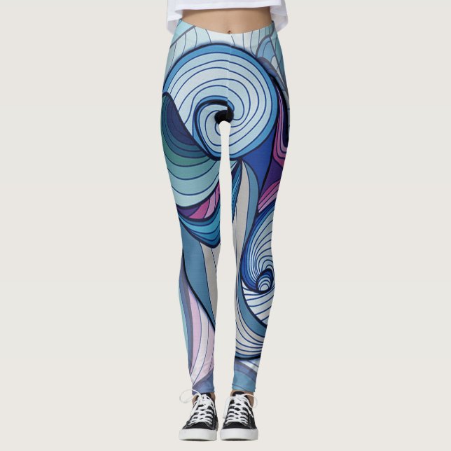 Leggings Abstrait (Devant)