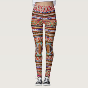 Leggings Abstrait coloré : Arrière - plan Motif sans coutur