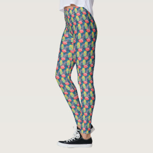 Leggings Abstrait coloré funky
