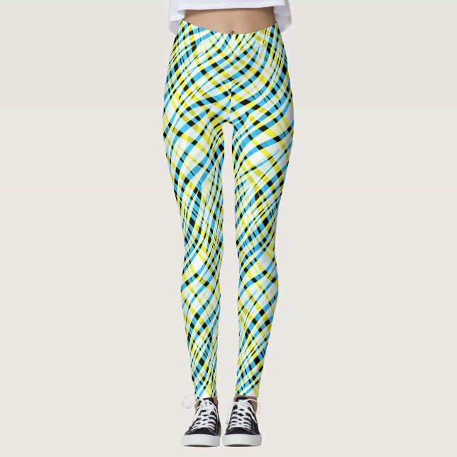 Leggings Abstrait, géométrique (Devant)