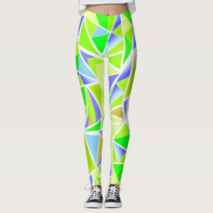Leggings Abstrait, géométrique, polygonale