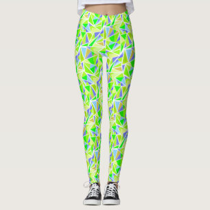 Leggings Abstrait, géométrique, polygonale