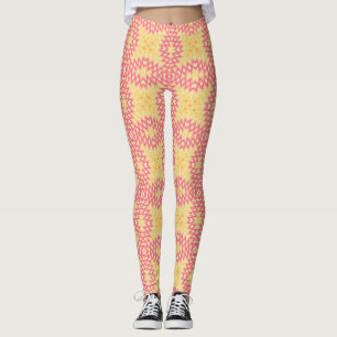 Leggings Abstrait mexicaine tribale rétro african ethno tra