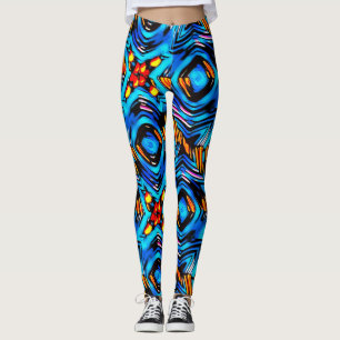 Leggings Abstrait moderne liquide moderne liquide liquide l