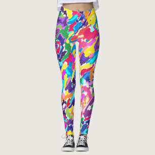 Leggings Abstrait multicolore