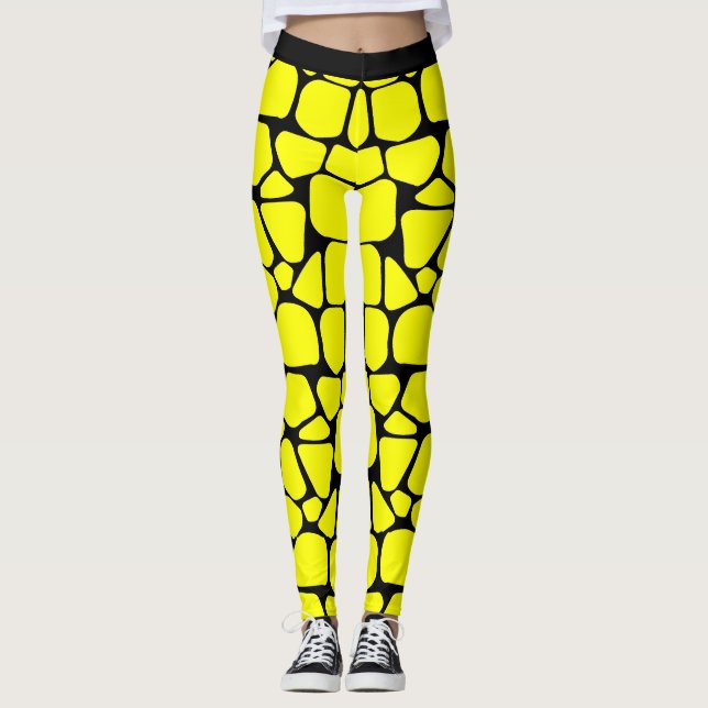Leggings Abstrait Predator Skin Camo Art : Design d'aventur (Devant)