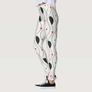 Leggings Abstrait rétro